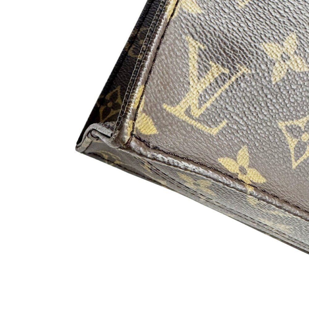LOUIS VUITTON Authentic Brown Monogram Tote Bag - Picture 6 of 15